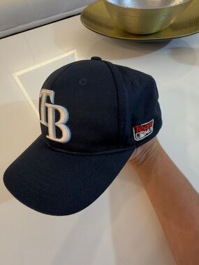 Tampa Bay Rays MLB Youth Baseball Cap Navy Blue OC Sports